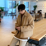 Woolen Button Down Jacket