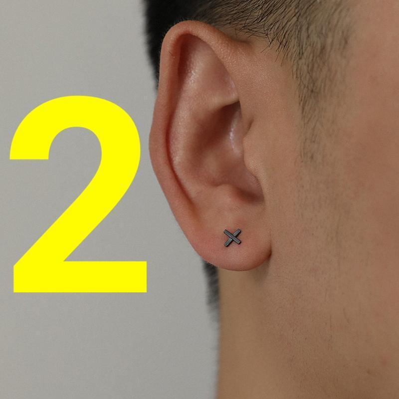 X Shaped Earrings A pair