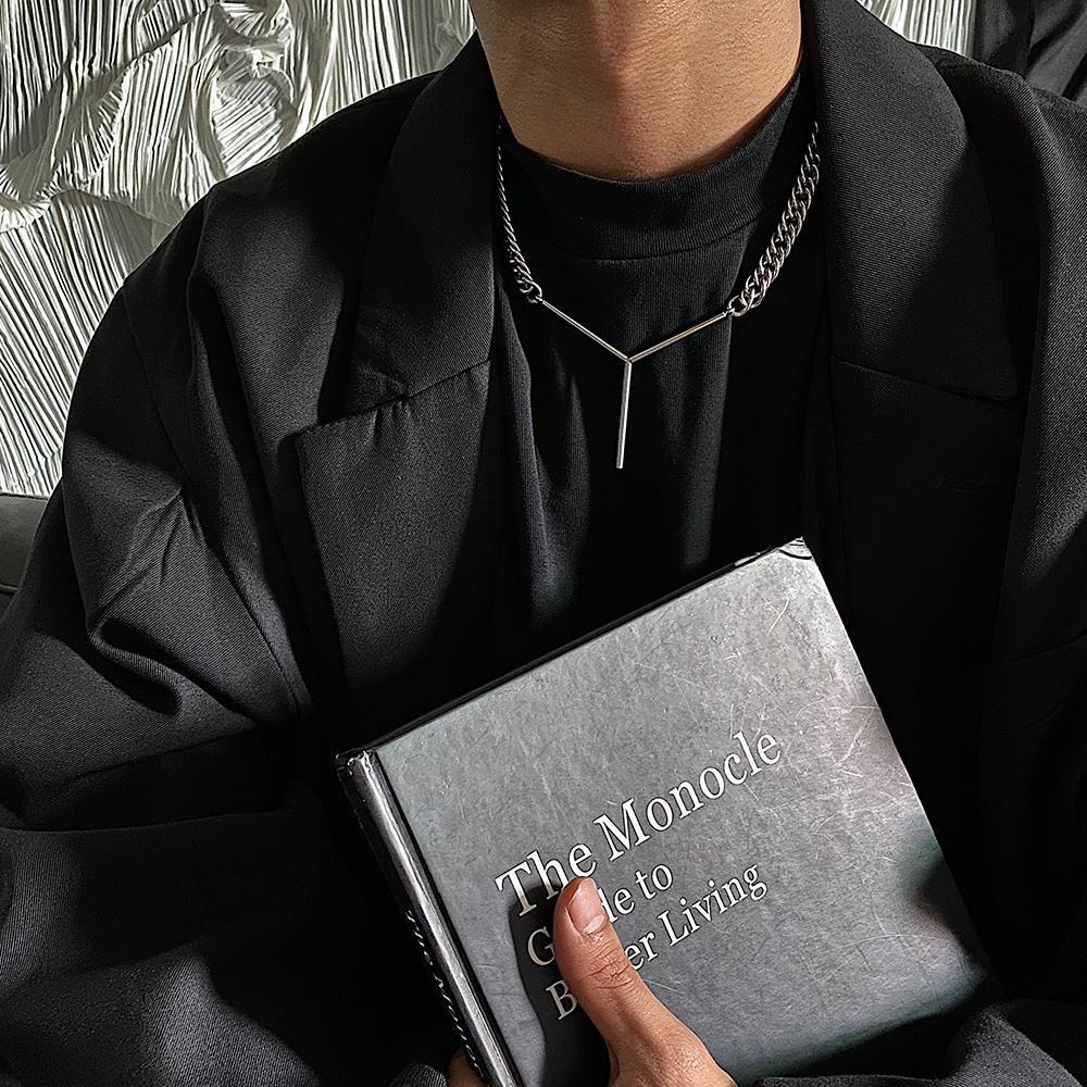 Y-Shaped Chain Necklace