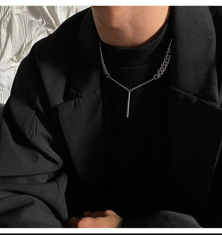 Y-Shaped Chain Necklace