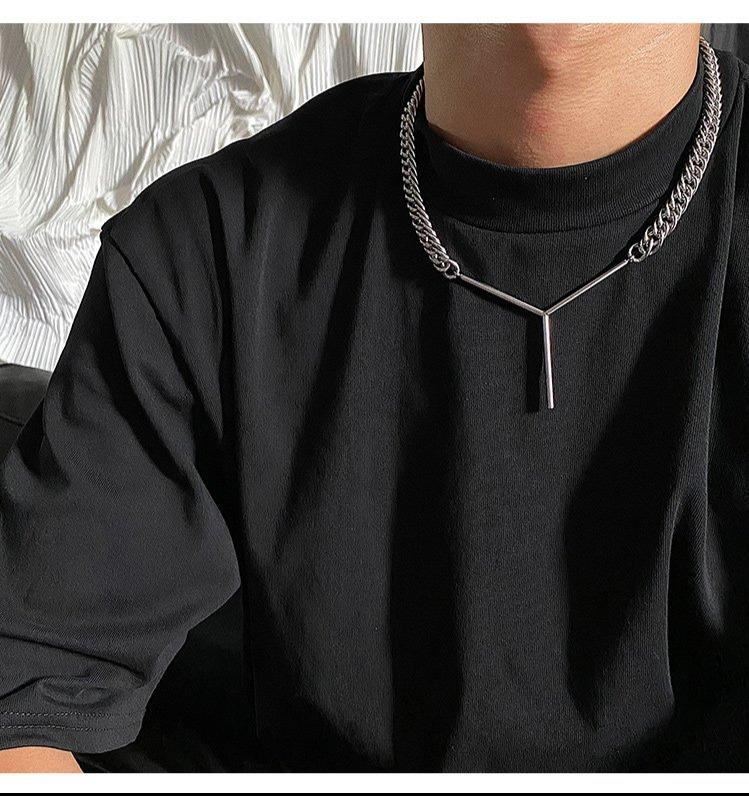 Y-Shaped Chain Necklace