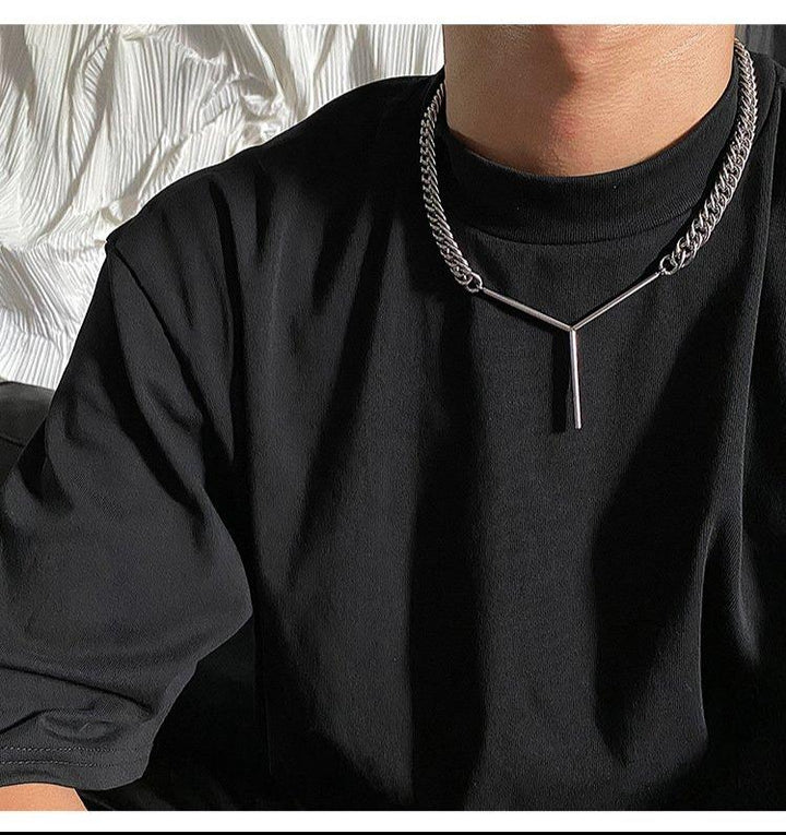 Y-Shaped Chain Necklace