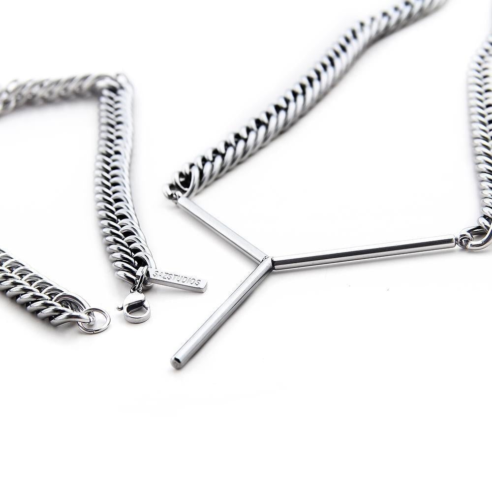 Y-Shaped Chain Necklace