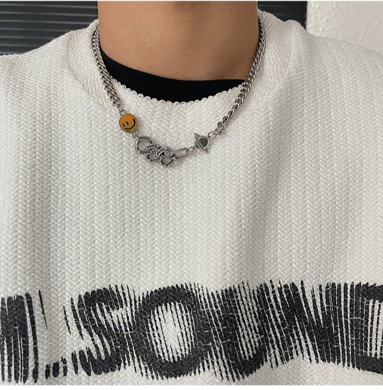 Yellow Smiley Necklace