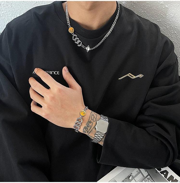 Yellow Smiley Necklace