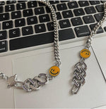 Yellow Smiley Necklace