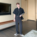 Zip Short Sleeve Shirt