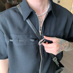 Zip Short Sleeve Shirt