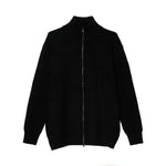 Zipper Cardigan Knitted Jacket