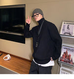 Zipper Cardigan Knitted Jacket