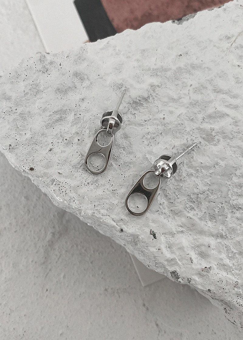 Zipper Pull Earrings