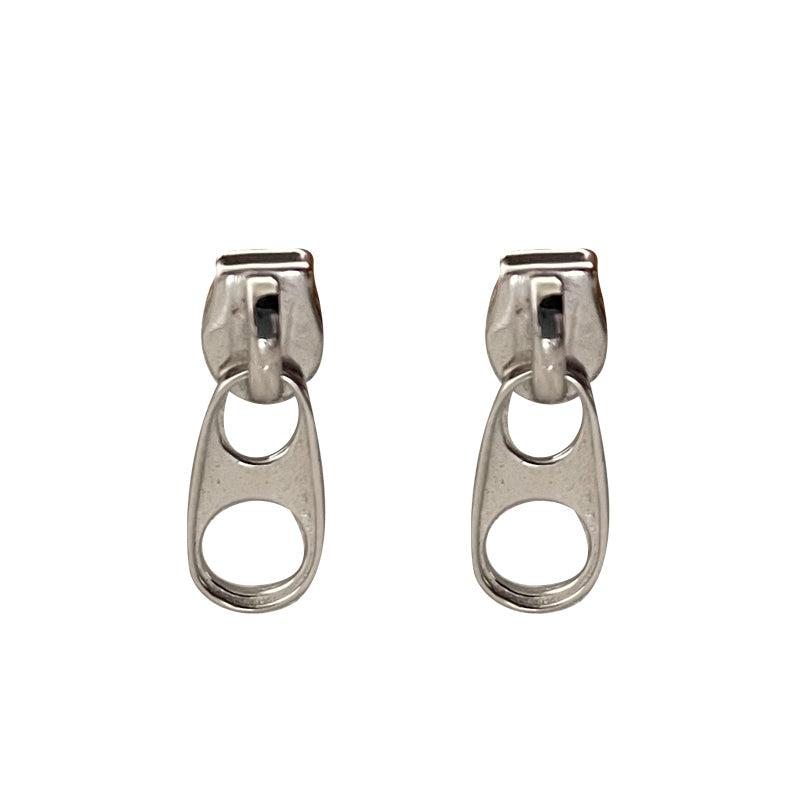 Zipper Pull Earrings