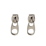 Zipper Pull Earrings
