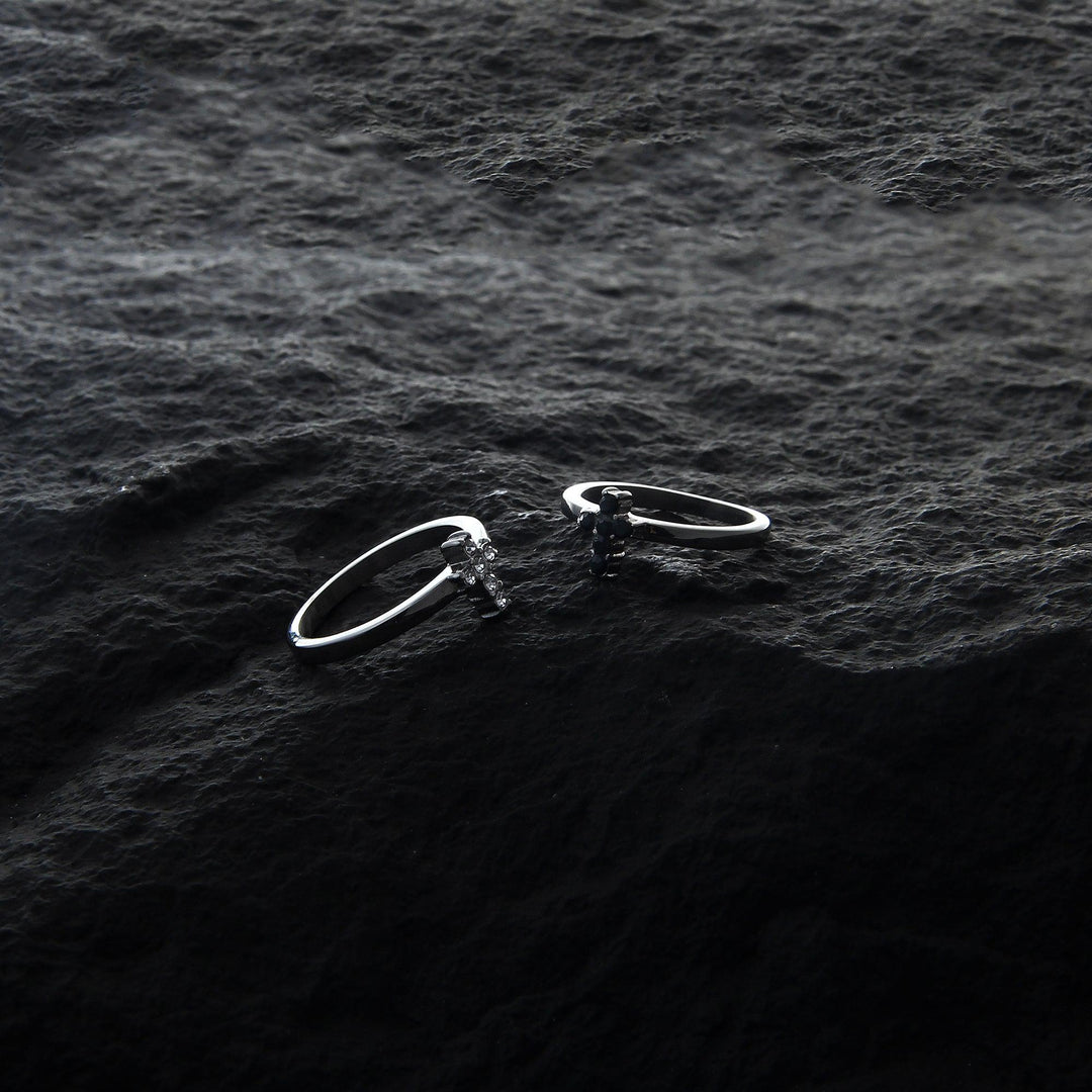 Zircon Cross Ring