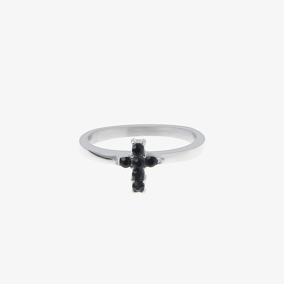 Zircon Cross Ring