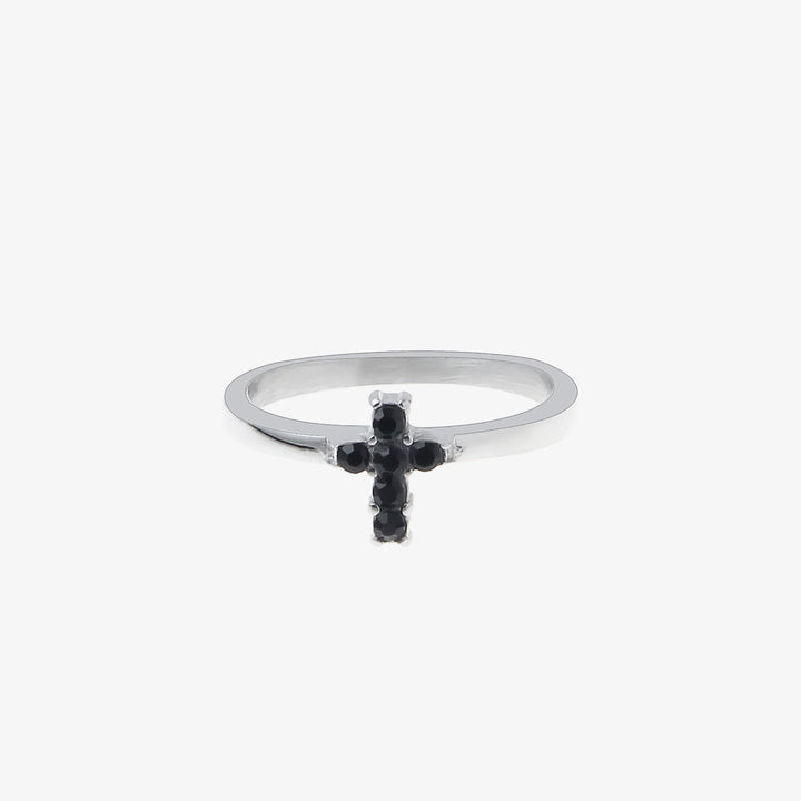 Zircon Cross Ring