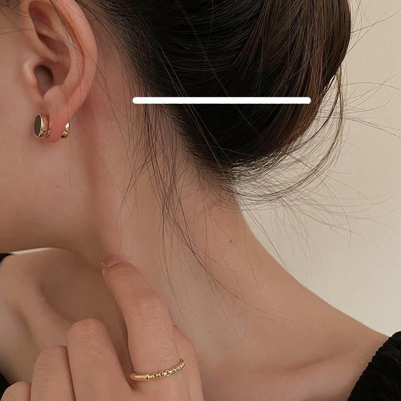 Zircon Magnet Earrings