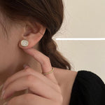 Zircon Magnet Earrings