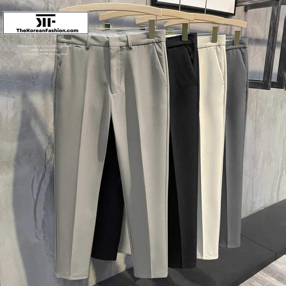 Slim feet Casual Suit Pants – The Korean Fashion