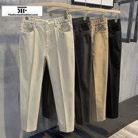 Autumn Cotton Elastic Waist Casual Pants