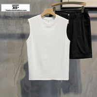 Basis Baumwoll Ärmelloses Top 