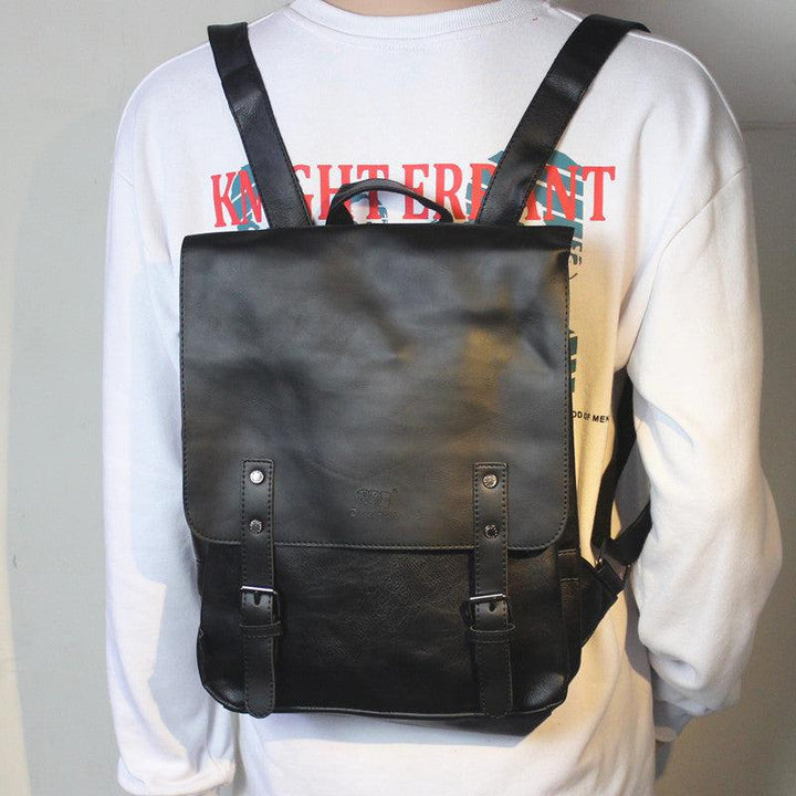 Vintage Faux Leather Backpack