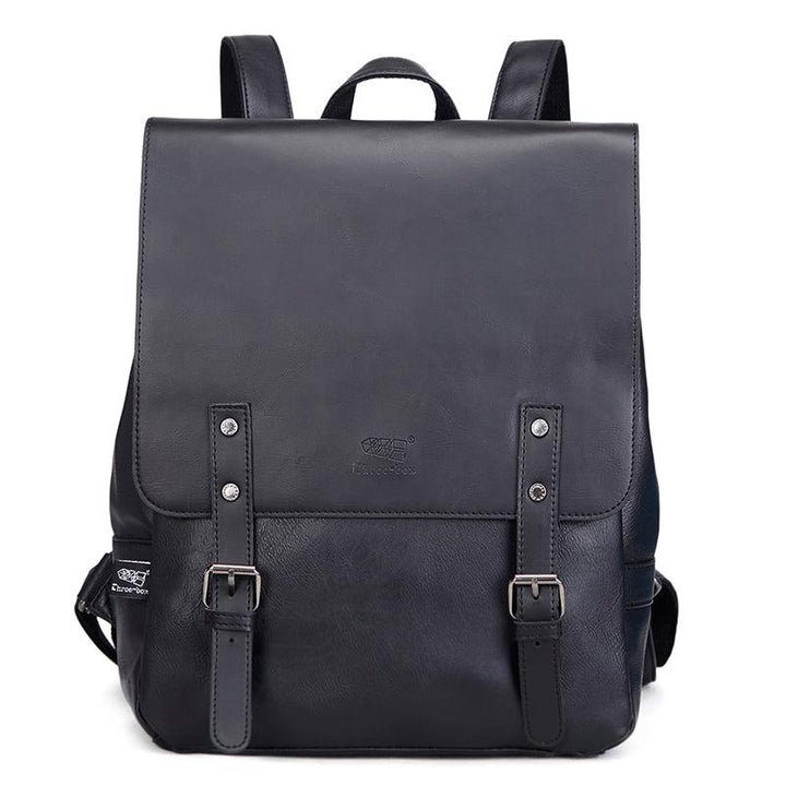 Vintage Faux Leather Backpack